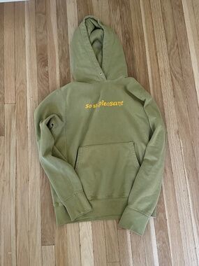 Brain dead green hoodie